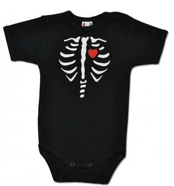 Baby Body krátký rukáv RED HEART - černé, vel. 74 - 74 (6-9m)