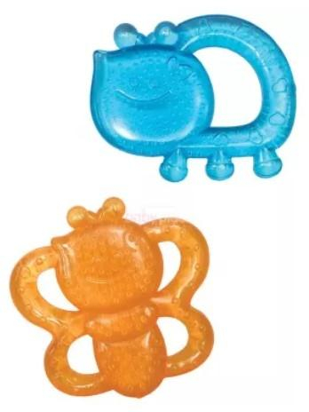 Infantino Chladící kousátka Garden - 2 ks, modrá/oranžová