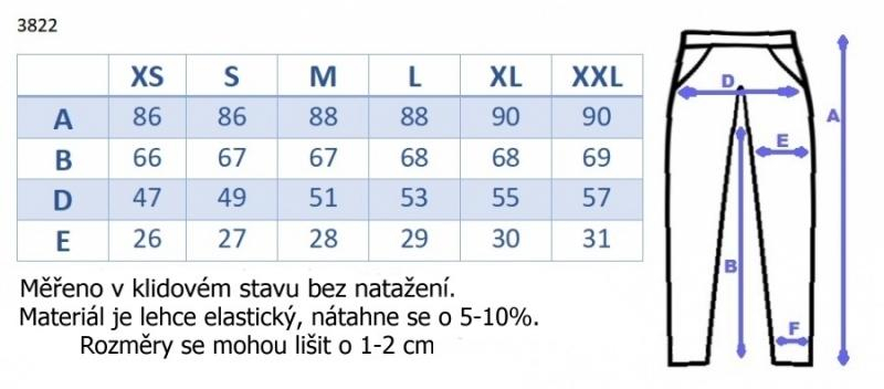 Těhotenské 3/4 kalhoty s odparátelným pásem - šedé, vel. XXL - XXL (44)