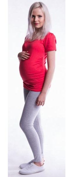 Těhotenské legíny - šedý - melír, vel. XL - XL (42)