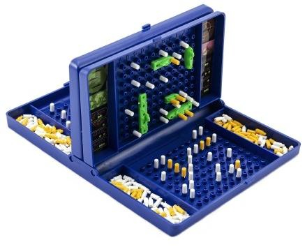 Hra lodě Námořní bitva společenská hra v krabici 19x29x3,5cm