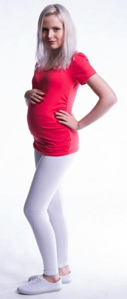 Těhotenské legíny - bílé - M (38)