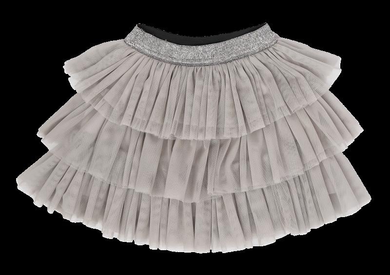 Kojenecká tylová sukně, Gepardík, šedá, vel. 86/92 - 86-92 (18-24m)