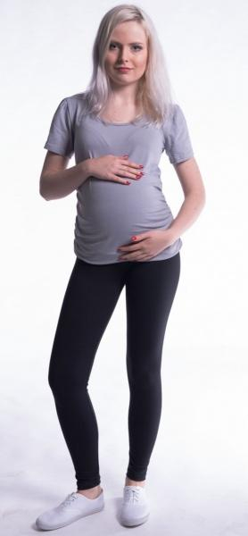 Těhotenské legíny - černé, vel. XXL - XXL (44) - černé - M (38)