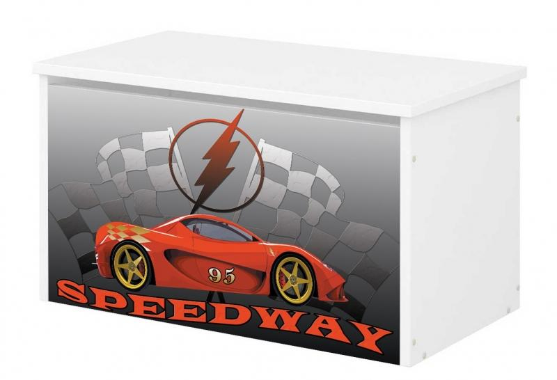 Box na hračky s motivem Formule F1, BabyBoo