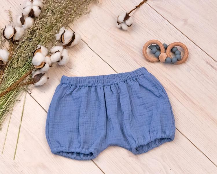 Mušelínové letní kraťasky BOY - jeans, vel. 92/98 - 92-98 (18-36m)