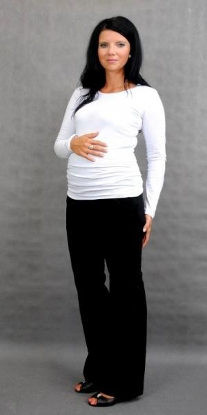 Těhotenské triko Ellis - bílá - S/M