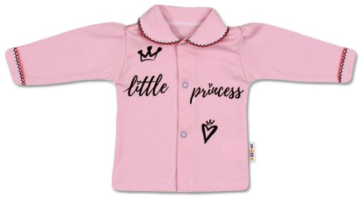 Bavlněná košilka Little Princess - růžová, vel. 62 - 62 (2-3m)