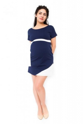 Těhotenské šaty Ines - granát - XS (32-34)