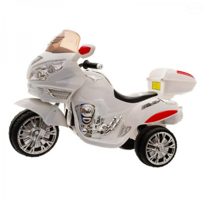 Akumulatorový motocykl - bílý