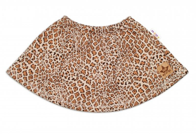 Dětská sukně Gepard - hnědá, vel. 80 - 80 (9-12m)