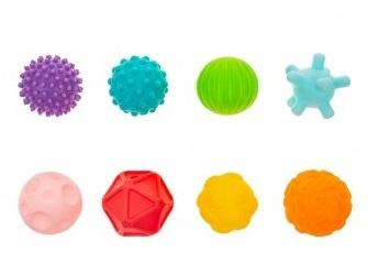 Edukační barevné míčky 8ks v krabičce