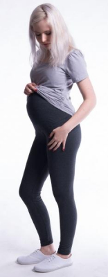 Těhotenské legíny - bílé - XL (42)