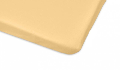 Bavlněné prostěradlo 60x120cm - žlutá - 120x60