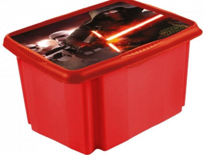 Box na hračky Star Wars 45 l - červený