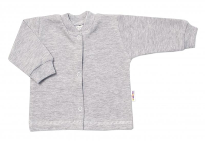 2-dílná sada, bavlněné dupačky s košilkou Sloníci - šedá, vel. 68 - 68 (3-6m)
