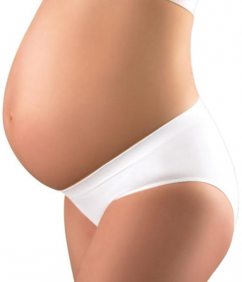 Těhotenské kalhotky bílé, vel. S, - S (36)