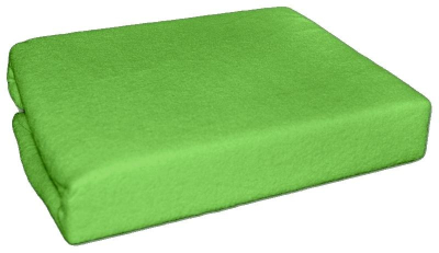 Froté prostěradlo do postele - 160x80cm, Frotti - Zelené - 160x80