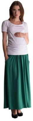 Maxi dlouhá sukně MAXINA - zelená
