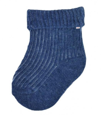 Kojenecké ponožky, - jeans, vel. 3-6 m - 62-68 (3-6m)