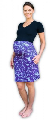 JOŽÁNEK Letní těhotenská sukně s kapsami - vzor č. 01 - L/XL - L/XL