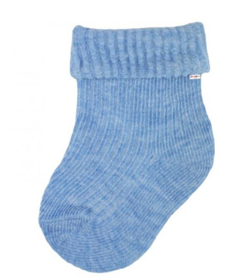 Kojenecké ponožky, sv. - modré, vel. 3-6 m - 62-68 (3-6m)