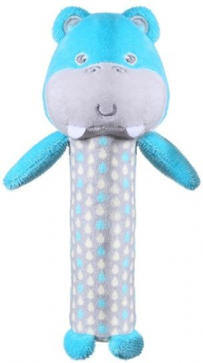 Plyšová pískací hračka Hippo Marcel, 17 cm, BabyOno