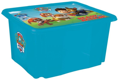 Box na hračky Paw Patrol 24 l Keeeper, modrý