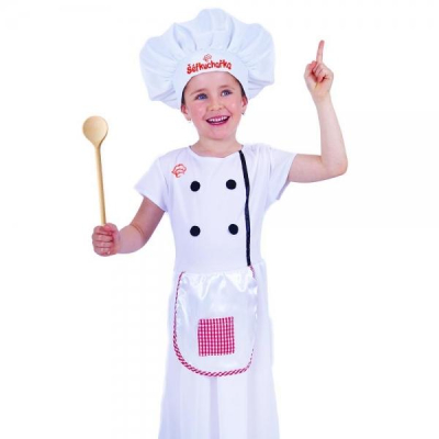 Dětský kostým kuchařka - český potisk (M)
