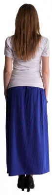 Maxi dlouhá sukně MAXINA - tm.modrá/chaber