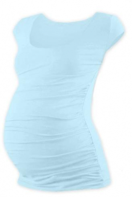 JOŽÁNEK Těhotenské triko mini rukáv JOHANKA, vel. L/XL - světle modrá - L/XL