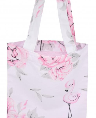 Bavlněná taška Maxi pro mámy - Plameňák růžový