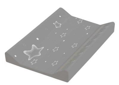 Přebalovací podložka 70x50cm Baby Star - tvrdá, šedá