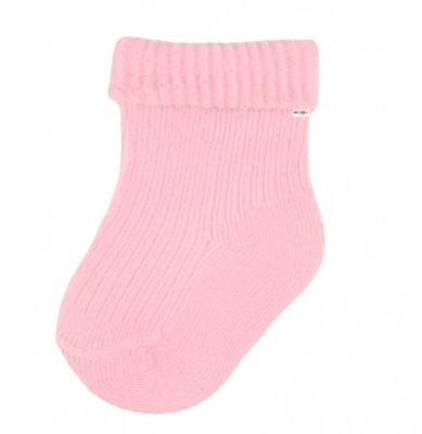 Kojenecké ponožky, růžové, vel. - 6-9 m - 68-74 (6-9m)