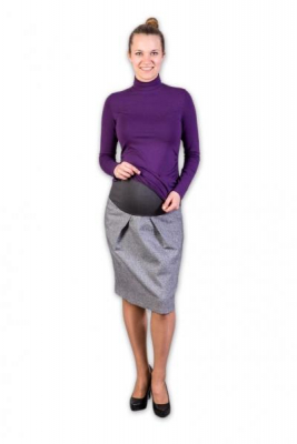Těhotenská vlněná sukně - Daura, vel. XL - XL (42)