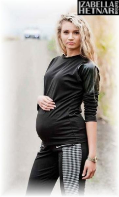 Těhotenské kalhoty XENIE - vel. L - L (40)