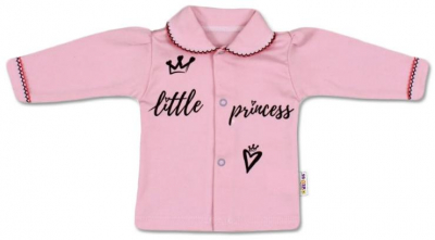 Bavlněná košilka Little Princess - růžová - 56 (1-2m)