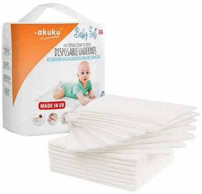 Jednorázové hygienické podložky 40x60cm Baby Soft - 15ks