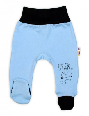 Kojenecké polodupačky, modré - Baby Little - Star, vel. 62 - 62 (2-3m)