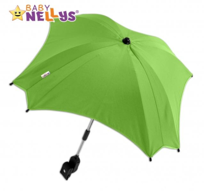 Slunečník, deštník do kočárku - zelený