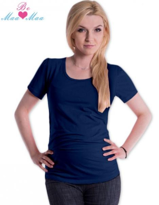 Triko JOLY bavlna nejen pro těhotné - navy jeans - L/XL