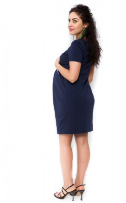 Těhotenské šaty Vivian - granát - M (38)