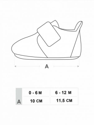 Kojenecké boty/capáčky prošívané Boy, na suchý zip - granátové - 56-68 (0-6 m)