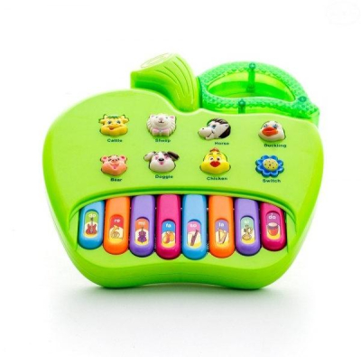 Edukační hračka hrající jablko - zelené
